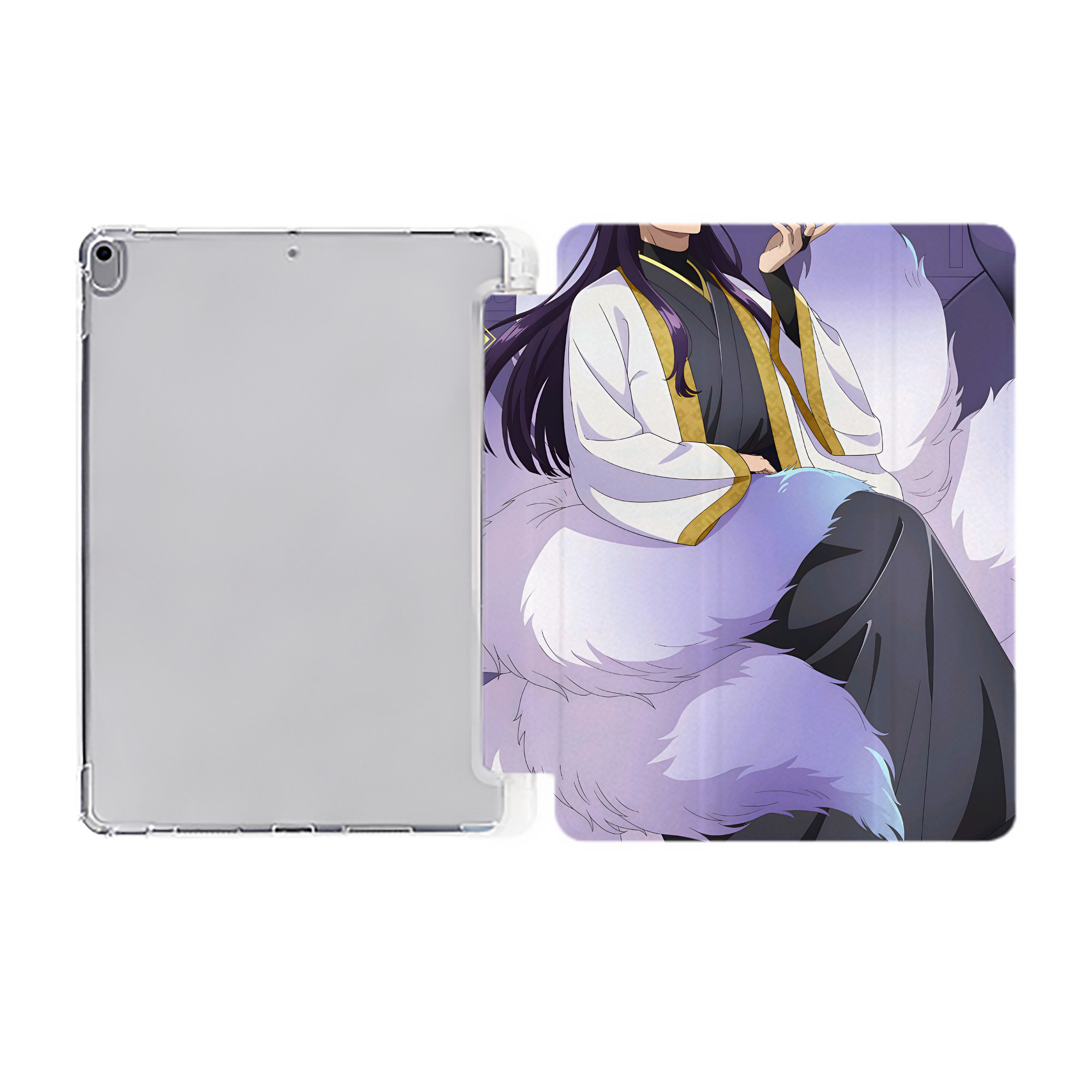 （画像用） 薬屋のひとりごと The Apothecary Diaries IPad ケース ペン収納付き 三つ折りスタンド PUレザー×シリコン 対応機種9.5/10.5/10.9インチ